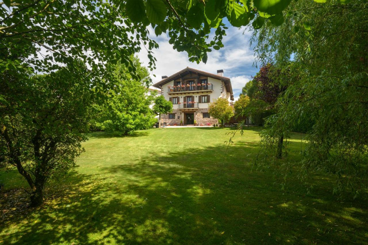Hotel Rural Iribarnia Ланц Экстерьер фото