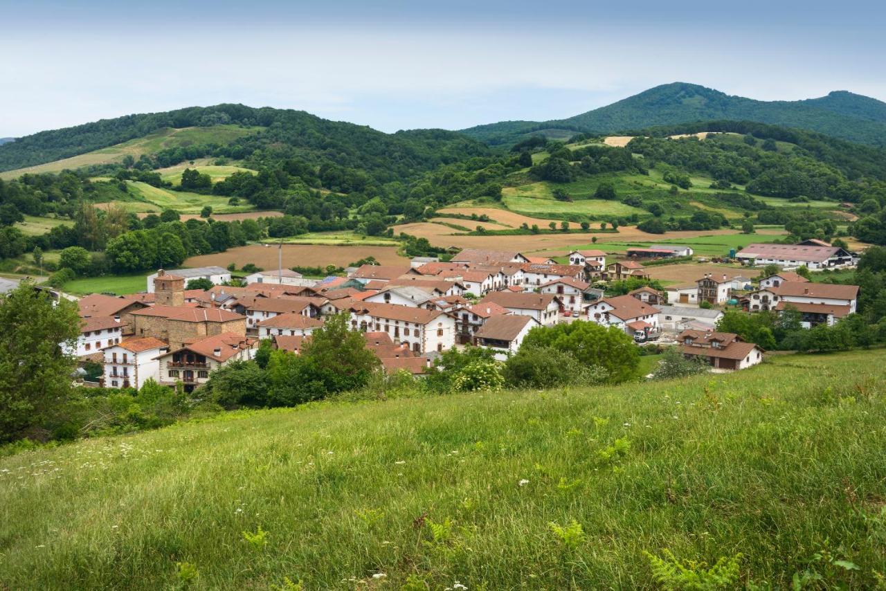 Hotel Rural Iribarnia Ланц Экстерьер фото